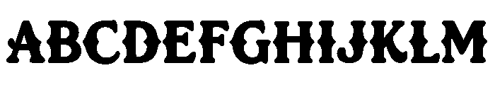 BFC Prairie Roads Font UPPERCASE