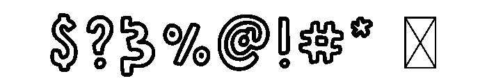 BFC Rust Font OTHER CHARS