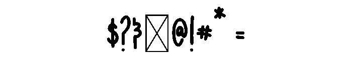 BFC Rustic Cherry Font OTHER CHARS