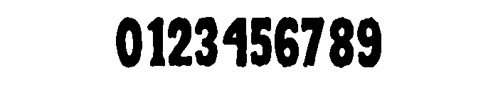 BFC  Scream Font OTHER CHARS