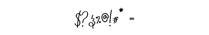 BFC Skylight Font OTHER CHARS