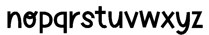 BFC Snowshoes Font LOWERCASE
