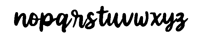 BFC Softest Petal Font LOWERCASE