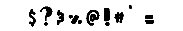 BFC Sparkling Champa Font OTHER CHARS