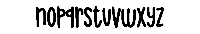 BFC Spring Berry Font LOWERCASE