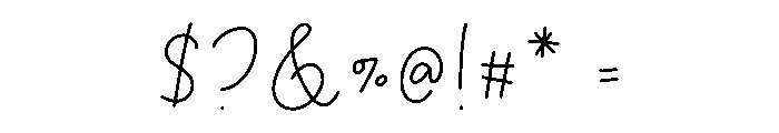 BFC Spring Bloom Font OTHER CHARS