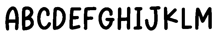 BFC Sugared Cinnamon Font UPPERCASE