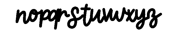 BFC Sugared Cinnamon Font LOWERCASE