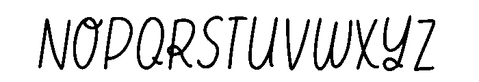 BFC Thankful Season Font UPPERCASE