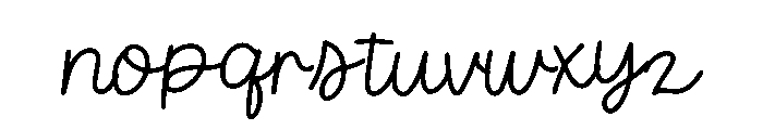 BFC Thankful Season Font LOWERCASE