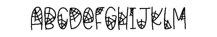 BFC Tricky Spider Wb Font UPPERCASE