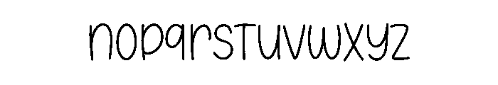 BFC Tricycle Font LOWERCASE