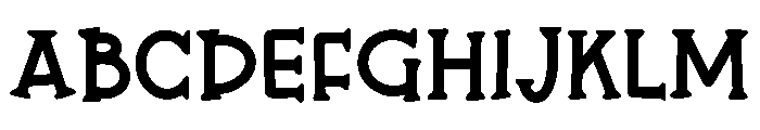 BFC Vampy Town Font UPPERCASE