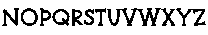BFC Vampy Town Font LOWERCASE