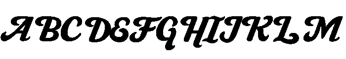 BFC Varsity C Font UPPERCASE