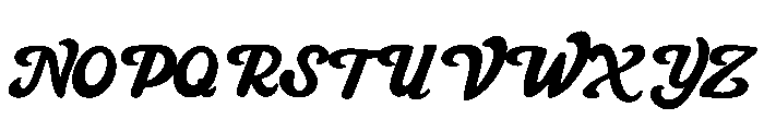 BFC Varsity C Font UPPERCASE