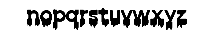 BFC WICKED SPURS Font LOWERCASE