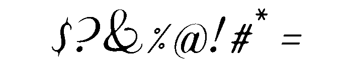 BFC Yuletide Font OTHER CHARS