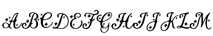 BFC Yuletide Font UPPERCASE
