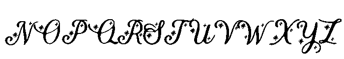 BFC Yuletide Font UPPERCASE