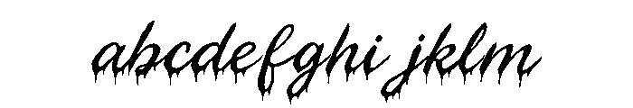 BFC Zombie Slimed FONT