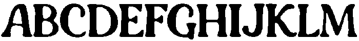 BFC Blanche Regular otf (400) Font UPPERCASE