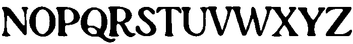 BFC Blanche Regular otf (400) Font UPPERCASE