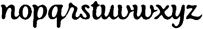 BFC Blanche Regular otf (400) Font LOWERCASE