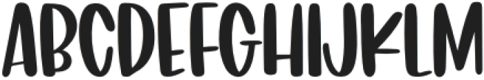 BFC Blissful Brush Regular otf (400) Font LOWERCASE