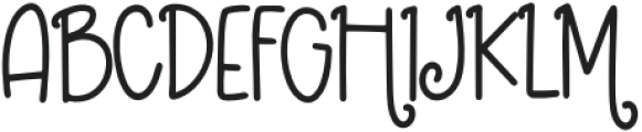 BFC Brightly Regular otf (400) Font UPPERCASE