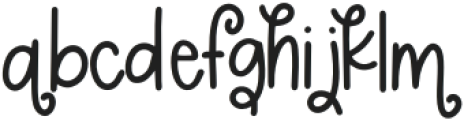 BFC Brightly Regular otf (400) Font LOWERCASE