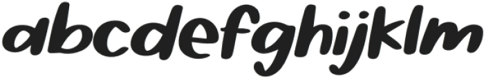 BFC Brush Notes Regular otf (400) Font LOWERCASE