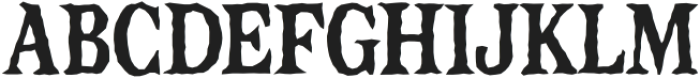 BFC Cemetery Serif Regular otf (400) Font UPPERCASE