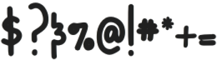 BFC Cherry Vanilla Regular otf (400) Font OTHER CHARS