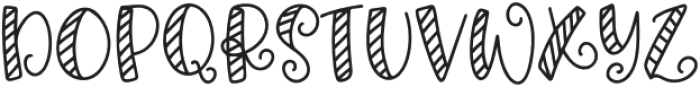 BFC Christmas Candy Regular otf (400) Font LOWERCASE