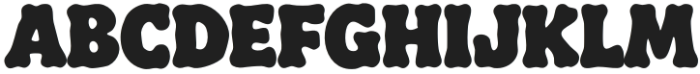 BFC Chubby Bones Regular otf (400) Font UPPERCASE