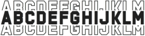 BFC Coach Stacked Regular otf (400) Font LOWERCASE