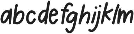 BFC Dear Diary Regular otf (400) Font LOWERCASE