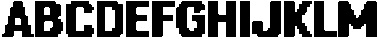 BFC Digital Party Regular otf (400) Font UPPERCASE