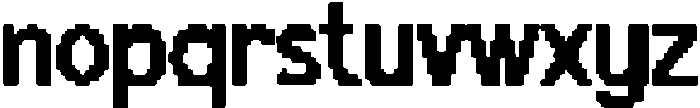 BFC Digital Party Regular otf (400) Font LOWERCASE