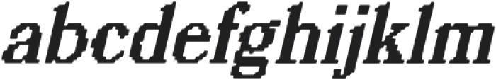 BFC Digital Sunshine Regular otf (400) Font LOWERCASE