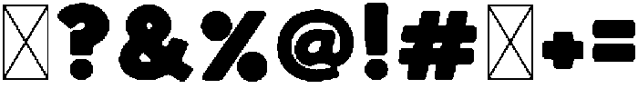BFC Fresh Look Bold Regular otf (700) Font OTHER CHARS