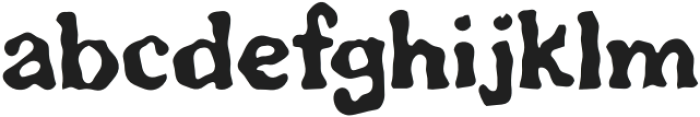 BFC Frighty Night Regular otf (400) Font LOWERCASE