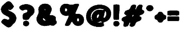 BFC Fruit Tree Regular otf (400) Font OTHER CHARS