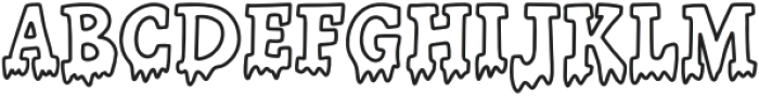 BFC Ghoul Town Regular otf (400) Font LOWERCASE