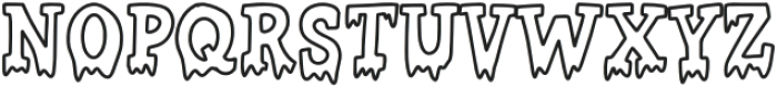 BFC Ghoul Town Regular otf (400) Font LOWERCASE