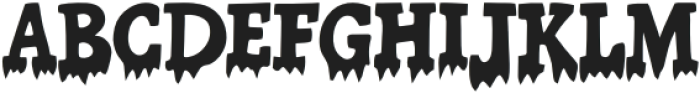 BFC Ghoul Town Solid Regular otf (400) Font UPPERCASE