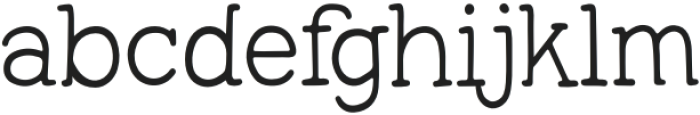 BFC Ginger Oatmilk Regular otf (400) Font LOWERCASE