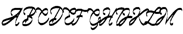 BFC Grandmas House Regular otf (400) Font UPPERCASE