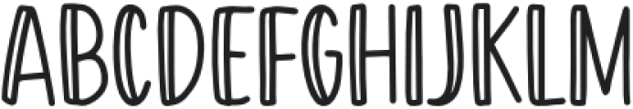 BFC Happy Crafted Regular otf (400) Font LOWERCASE